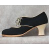 Tientos 36 A Ante Negro Semicarrete Barnizado R. Beige