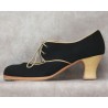 Tientos 40 A Suede Negro Semicarrete Barnizado R. Beige