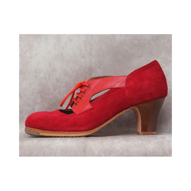 Tronío 37 A Suede Rojo N.º 0 Palosanto Barnizado Adorno Leather