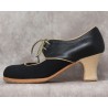 Tientos 34,5 A Suede Negro Semicarrete Barnizado Atrás Leather R. Beige