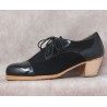 Antonio 40 A Suede Negro Caballero 5cm Barnizado Adornos Patent Leather