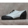 Cordobés 40 A Coco Blanco Modelo B 3cm Teñido Negro Adornos Leather Negro