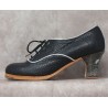 Málaga 36 A Coco Negro Semicarrete Flor Barniz R. Plata