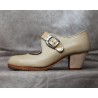 Soleá 35 A Leather Beige Cubano Barnizado Correa Patent Leather Beige