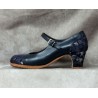 Valencia 37 A Piel Navy Clásico Forrado Adorno Fantasía Ante Navy