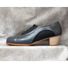 Luís 41 A Leather Gris Oscuro Cubano Barnizado Adorno Fantasía Gris