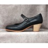 Triana 36 A Leather Negro Cubano Barnizado