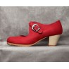 Soleá 39 A Nubuck Rojo Cubano Barnizado