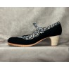 Triana 40,5 A Suene Negro Clásico Banirzado Adorno Animal Print