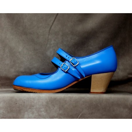 Saeta 38 A Leather Azul Eléctrico Ciubano Barnizado