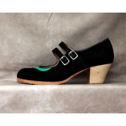 Saeta 36 A Suede Negro...