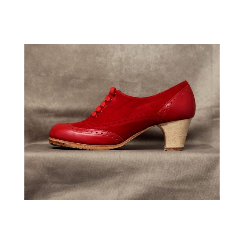 Córdoba 36 A Suede Rojo Clásico Barnizado Adorno Leather Rojo Sangre