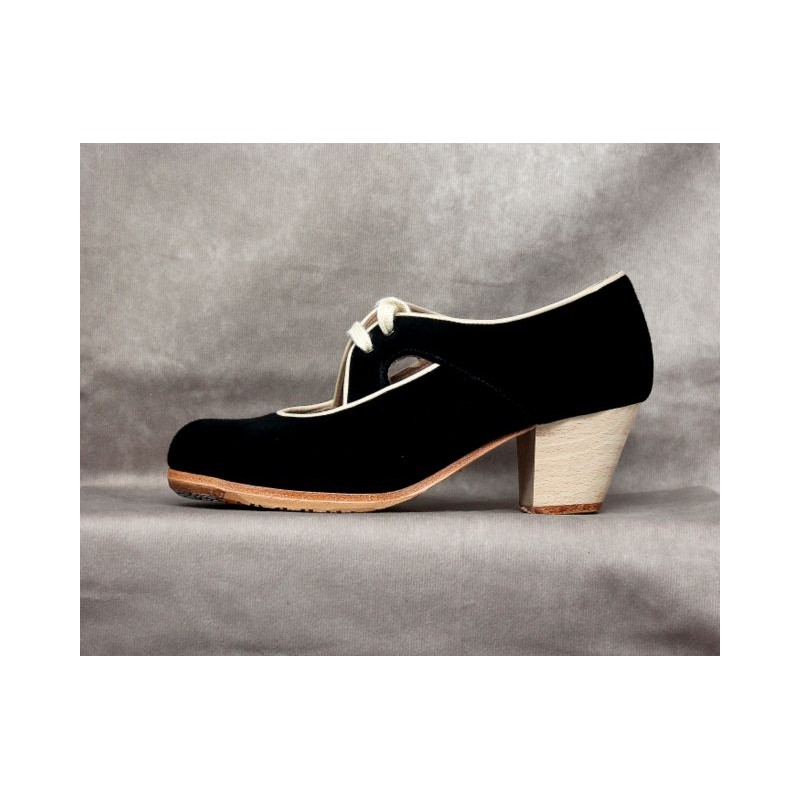 Alegrías 34 A Suede Negro Cubano Barnizado R. Beige