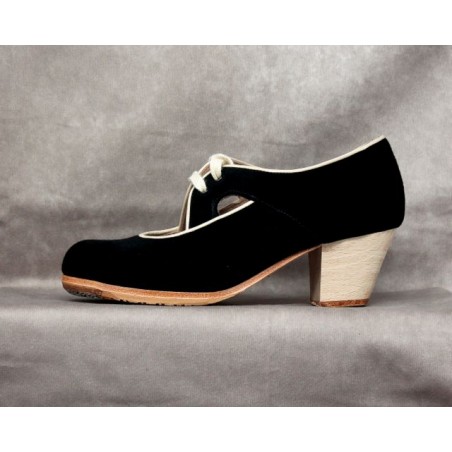 Alegrías 34 A Suede Negro Cubano Barnizado R. Beige