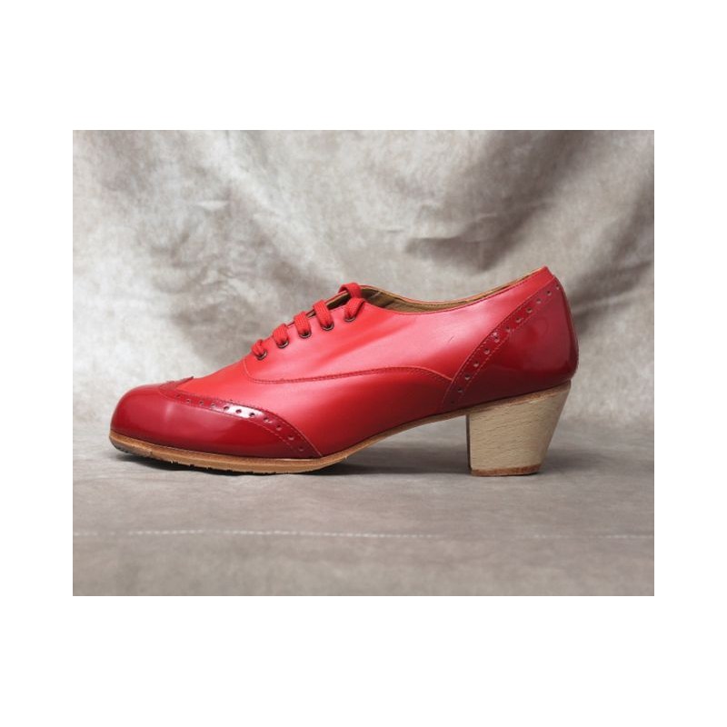 Cordobés 40,5 A Leather rojo Sangre Caballero 5cm Barnizado Adornos Charo