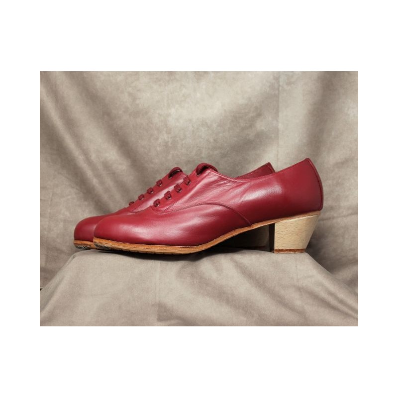 Chapín Hombre 43,5 A Leather Rojo Cubano Barnizado