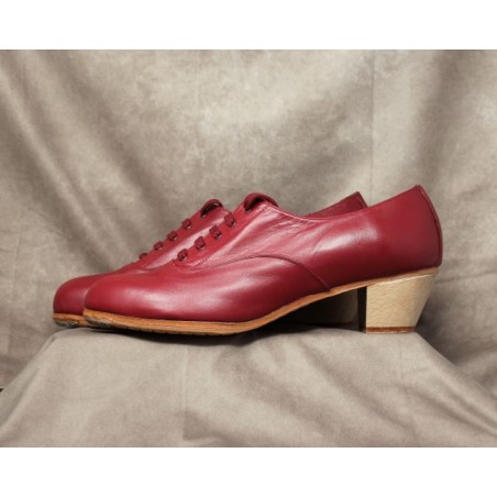 Chapín Hombre 43,5 A Leather Rojo Cubano Barnizado