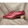 Chapín Hombre 43,5 A Leather Rojo Cubano Barnizado