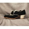 Tientos 37 A Suede Negro Cubano Barnizado