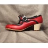 Caña 39,5 A Leather Rojo Sangre Cubano Barnizado Adorno Moteado Marrón