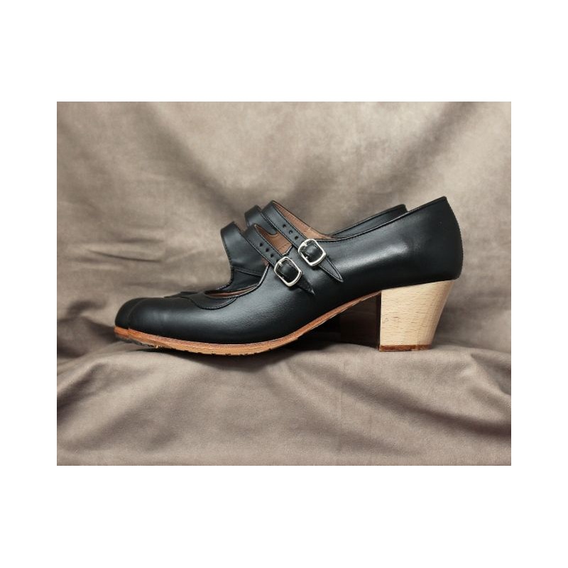 Saeta 40,5 A Leather Negro Cubano Barnizado