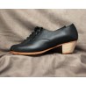 Chapín Hombre 38,5 A Leather Negro Cubano Barnizado