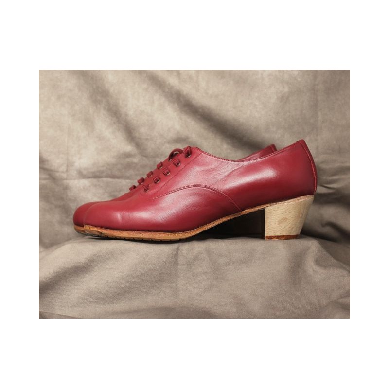 Chapín Hombre 42,5 A Leather Rojo Cubano Barnizado