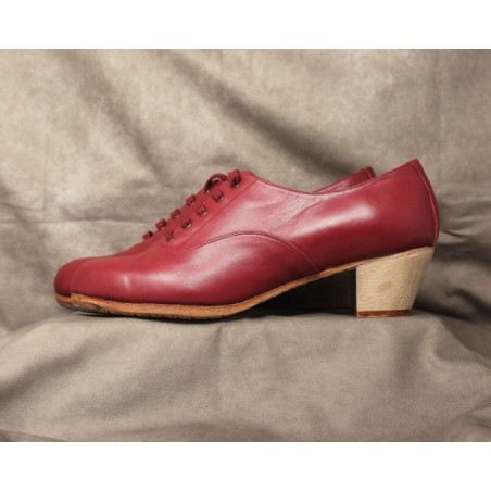 Chapín Hombre 42,5 A Leather Rojo Cubano Barnizado