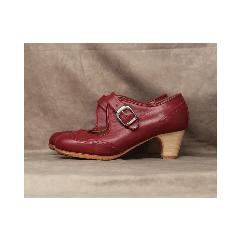 Caracol 36 A+PR Leather Rojo Clásico Barnizado