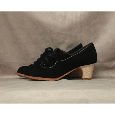 Martinete 37 A+PR Ante Negro Cubano Barnizado